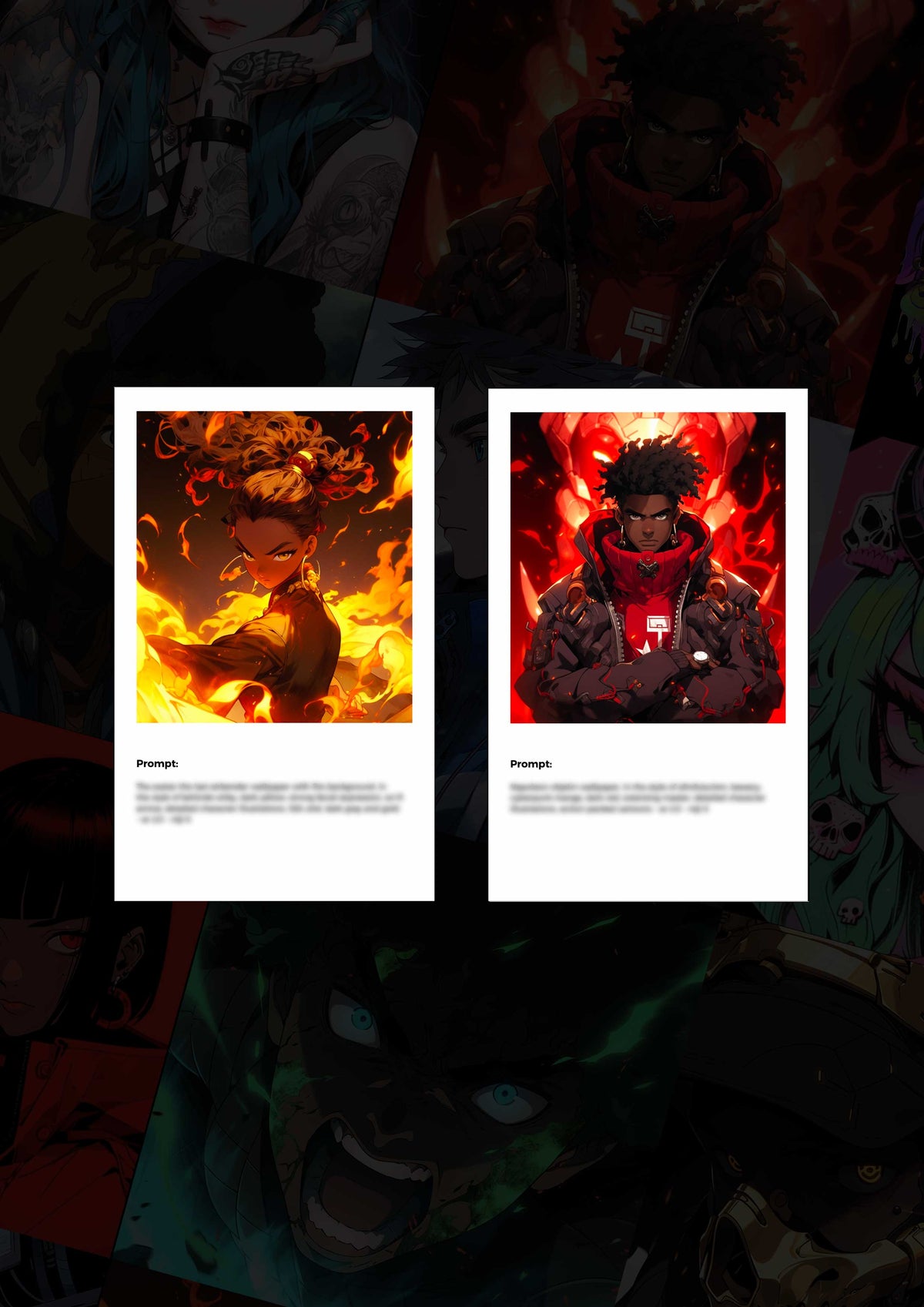 15 Midjourney - V5 + Niji - V5 Anime Prompts + Results Vol.3 – BLXCK ART